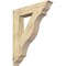 Ekena Millwork Funston Traditional Rough Sawn Bracket, Douglas Fir, 6"W x 34"D x 42"H BKT06X34X42FST01RDF - alternate 1